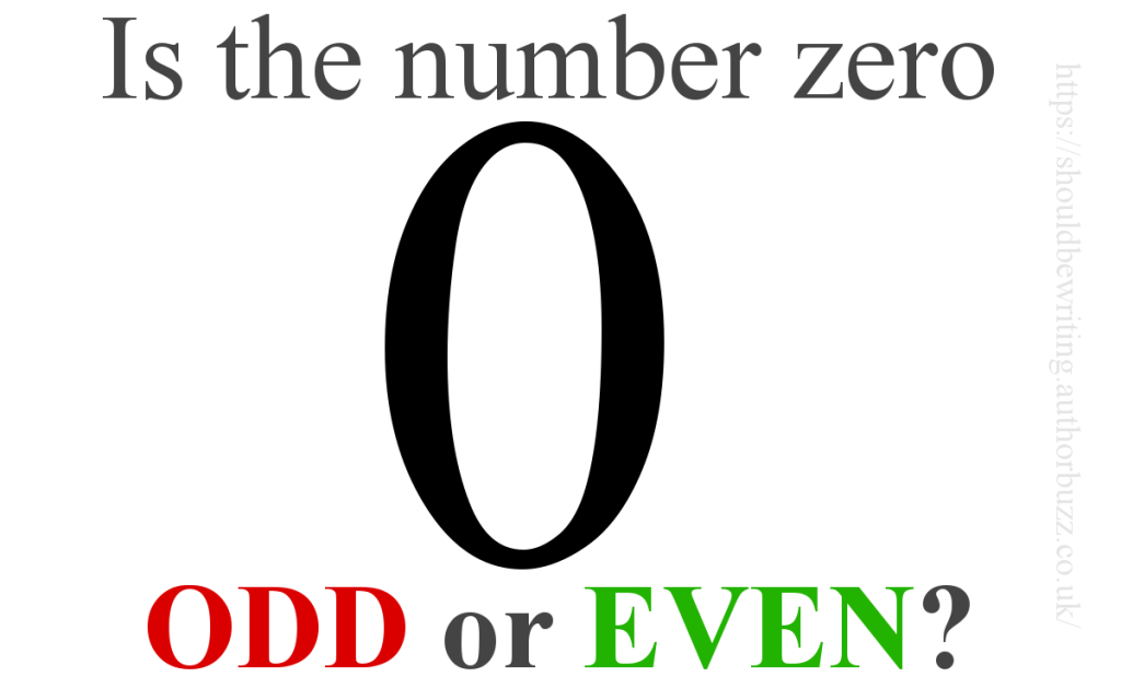 Is the number zero odd or even?